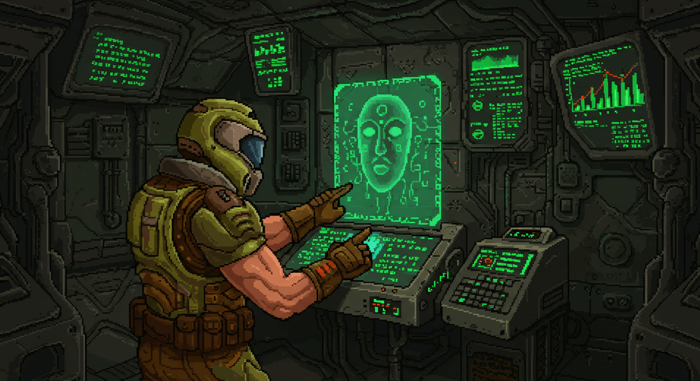 Визуальная концепция Persona Stealer AI, где мозг анализируется и превращается в уникальный текст